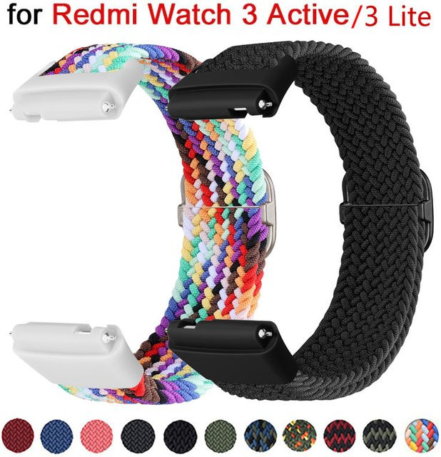 Uhrenarmband Xiaomi Redmi Watch 3, Nylon, Schwarz, Unisex - Bild 1