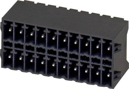 Phoenix Contact Leiterplattensteckverbinder 1953567, 12 Polstellen, 2 Reihen, Schwarz, 45 Stück - Bild 1