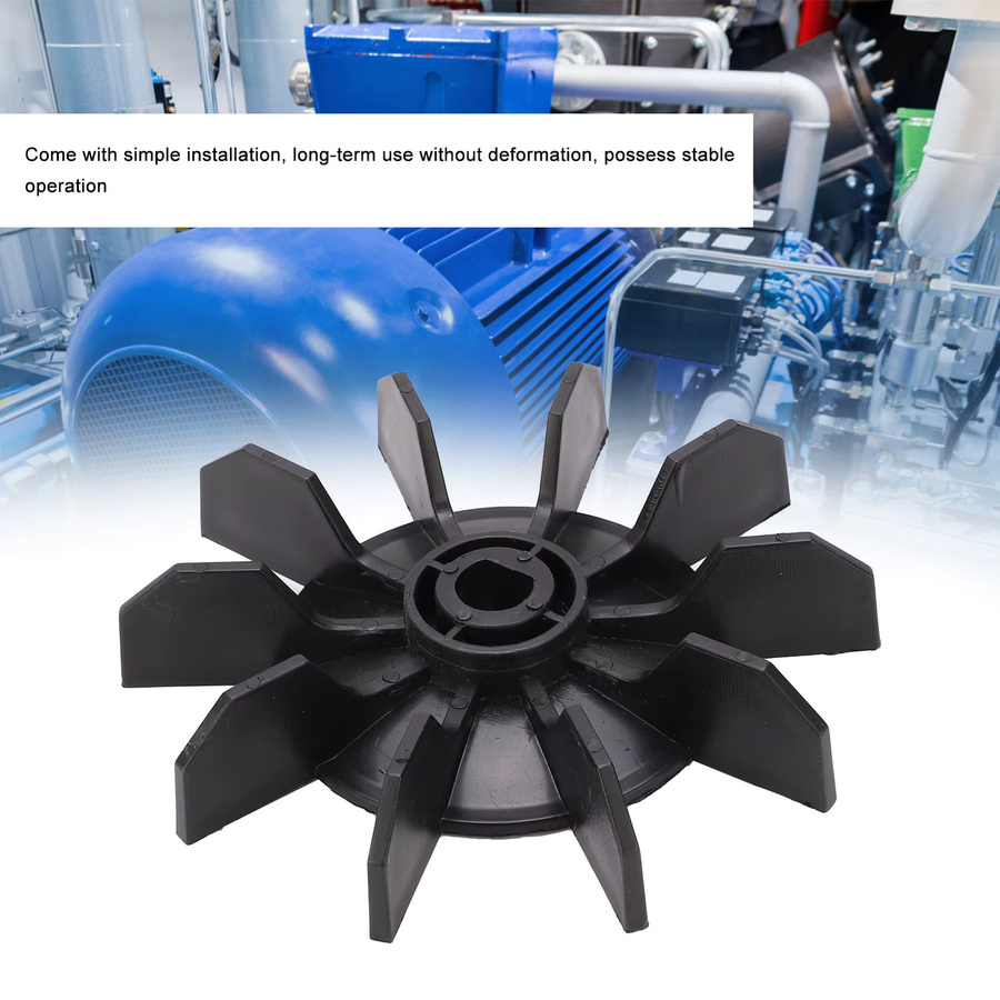Fdit Lüfterflügel für Luftkompressor mit 135 mm Außendurchmesser und 14 mm Welle - Bild 1