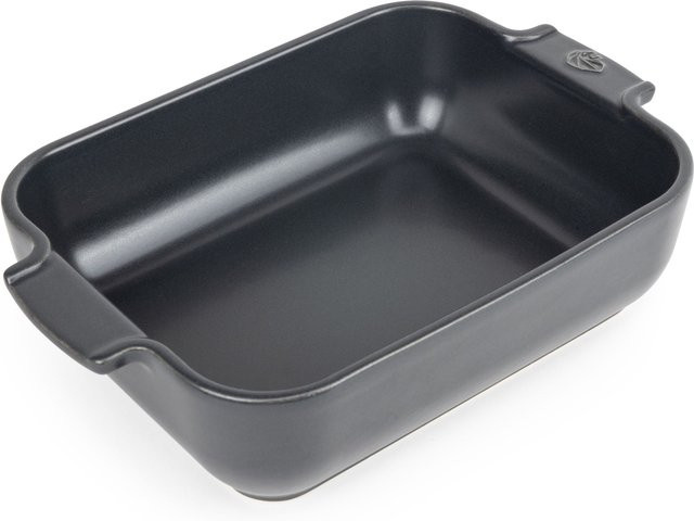 Peugeot Auflaufform APPOLIA aus Keramik, rechteckig, Grau/Schwarz, B: 25,0 cm, T: 16,8 cm, H: 6,2 cm - Bild 1