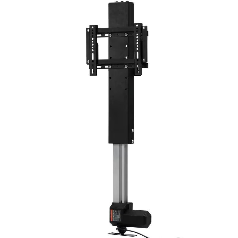 Motorisierter TV-Lift für Wandmontage in Schwarz, verstellbare Deckenhalterung für Fernseher 71,1-81,3 cm, 220V - Bild 3