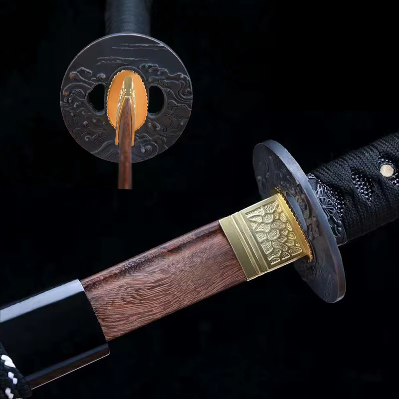 Iaito-Trainingsschwert aus Holz in Braun als dekoratives Katana-Schwert für Erwachsene - Bild 2