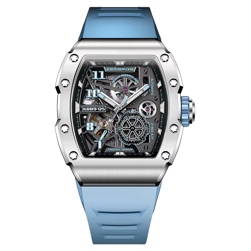 Pagani Designs Armbanduhr Automatik, Edelstahl, Blau, Herren - Bild 7