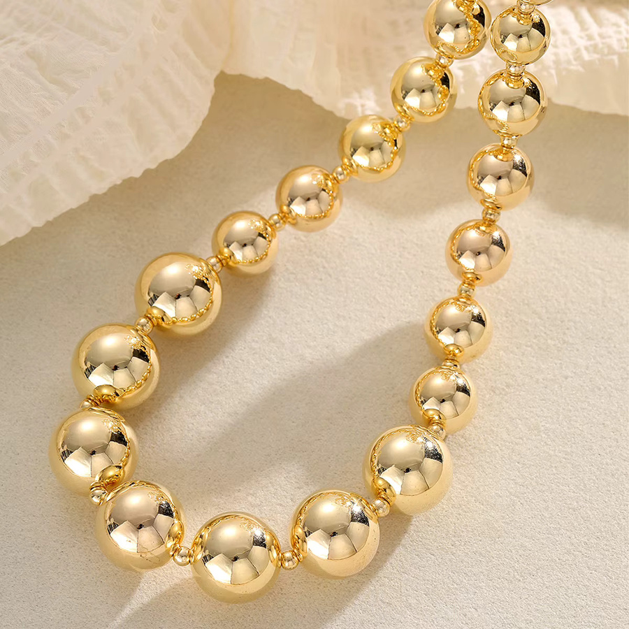 Halskette Vintage, Perle, Gold, Damen - Bild 2