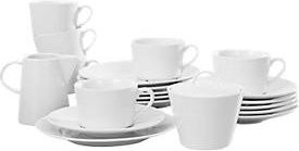 Esmeyer Kaffeeservice Heike aus Porzellan, 20-teilig, weiß, für 6 Personen - Bild 1