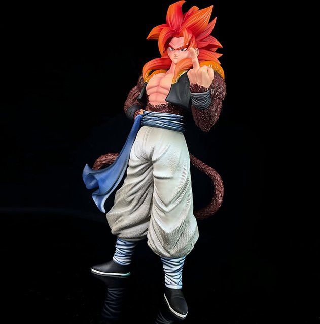 Bandai Dragon Ball GT Super Saiyajin 4 Gogeta Actionfigur aus PVC in Weiß - Bild 1