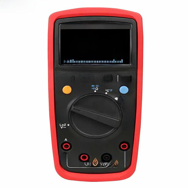 UNIT Digitalmultimeter UT139S True RMS in Rot mit Temperatursonde und Low Pass Filter - Bild 1