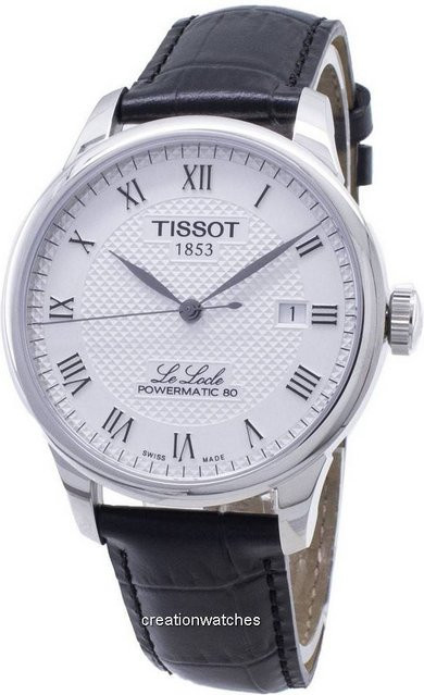 Tissot Automatik-Herrenuhr, Edelstahl, Leder, Silber, 39 mm - Bild 1