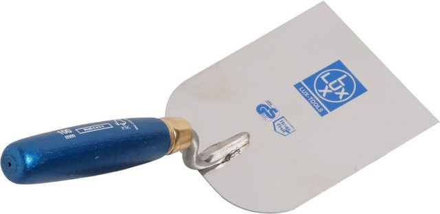 LUX-TOOLS Stuckateurspachtel aus rostfreiem Edelstahl in Silber, Breite: 100 mm - Bild 1