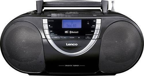 Lenco SCD-6900 Radiorekorder mit CD-Spieler und Kassettendeck in Schwarz und Silber - Bild 1