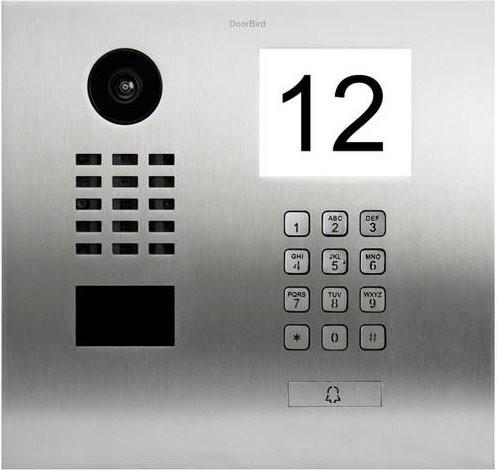 DoorBird D2101IKH IP-Video-Türsprechanlage LAN Außeneinheit aus Edelstahl V2A in Silber (gebürstet) - Bild 1