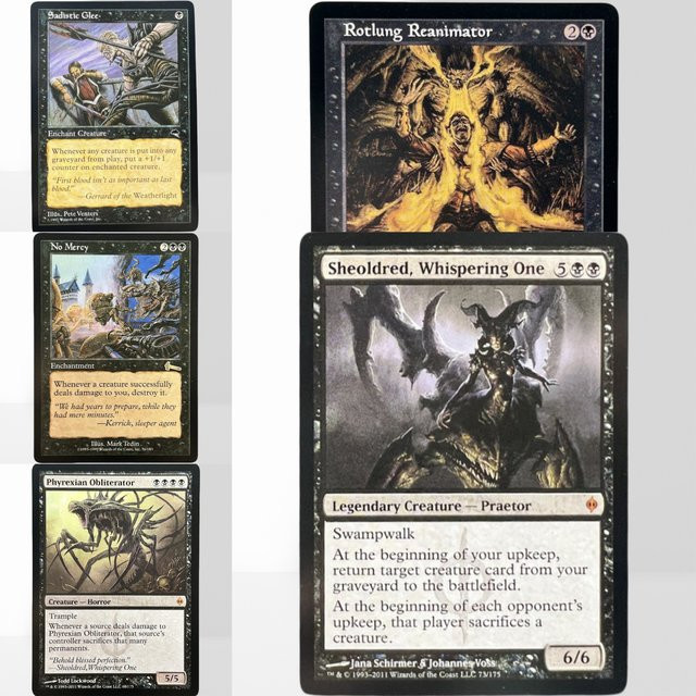 Hasbro Magical Proxy No Mercy Urza’s Quicksilver Replenish Reverent Mantra Ocelot Prid German Black Core Cardstock, Fantasy, Pappe / Karton - Bild 1