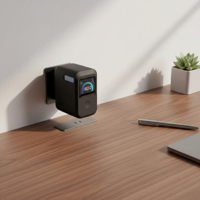 Anker Silikonhülle für 160W GaN Charger Pro mit Smart-Display-Fenster in Schwarz - Bild 1