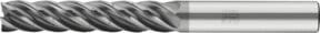 PFERD VHM-Fräser Universal mit 5 Schneiden und Spanteiler, Ø 8 mm, Radius 0,5 mm, AlCrN beschichtet, Farbe: Silber - Bild 1