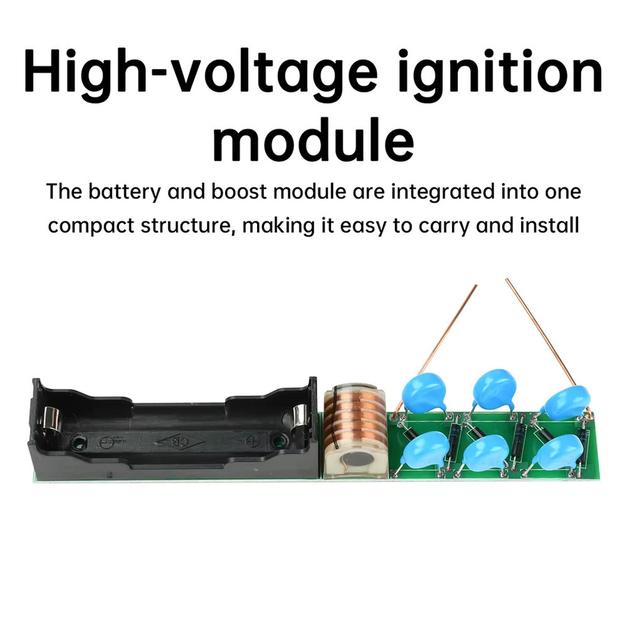 diymore Hochspannungsmodul Lichtbogengenerator mit integrierter 3,7 V 40 kV Batterie und Boost-Spule - Bild 4