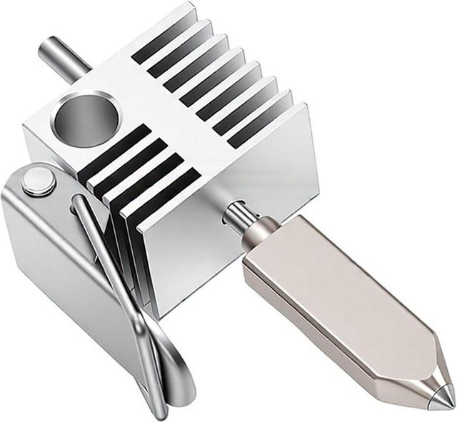 Creality Hotend-Kit Ersatz für Sparkx I7 3D-Drucker mit 0,6 mm Düse, Ganzmetall-Design mit Silikon-Sockel, Farbe: Weiß - Bild 1