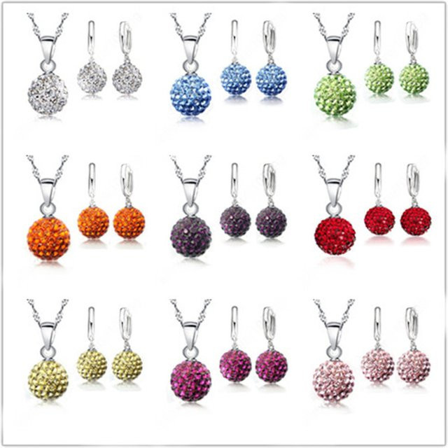 YAAMELI Schmuckset, 925 Silber, Kristall, Damen - Bild 1