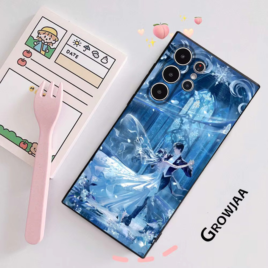 Spiel L-love und Deepspac Handyhülle für Samsung Galaxy S25 S24 S23 S22 S21 S20 Ultra Plus Soft Case in Black und Blue mit Frosted Non-Slip Full Cover - Bild 6