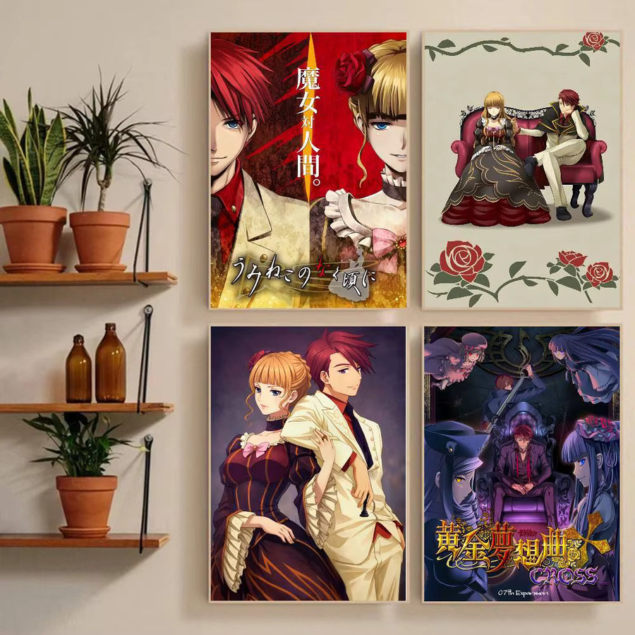 Wasserfester Anime Poster Aufkleber Umineko When They Cry Wandkunst für dein Wohnzimmer oder Schlafzimmer in Mehrfarbig - Bild 2
