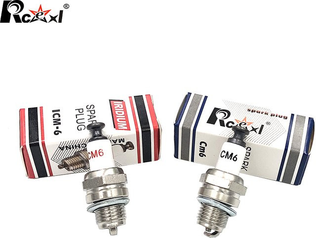 Rcexl ICM6 CM6-10mm Iridium Zündkerze für Gas Motor - Bild 1