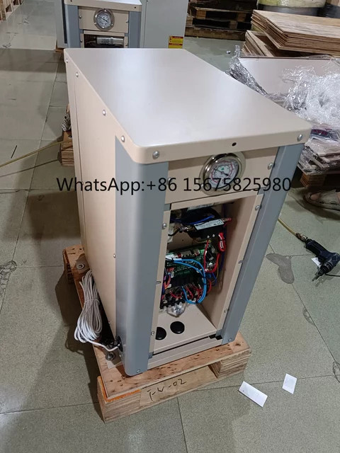 Folansi FW-02 Erdwärmepumpe mit WIFI in Beige, 7KW geräuscharmer Wassererhitzer mit R32 und R410 - Bild 1