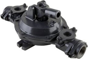 Wilo Handmembranpumpe 1 1/2" IG mit beidseitigem Anschluss in Schwarz - Bild 1