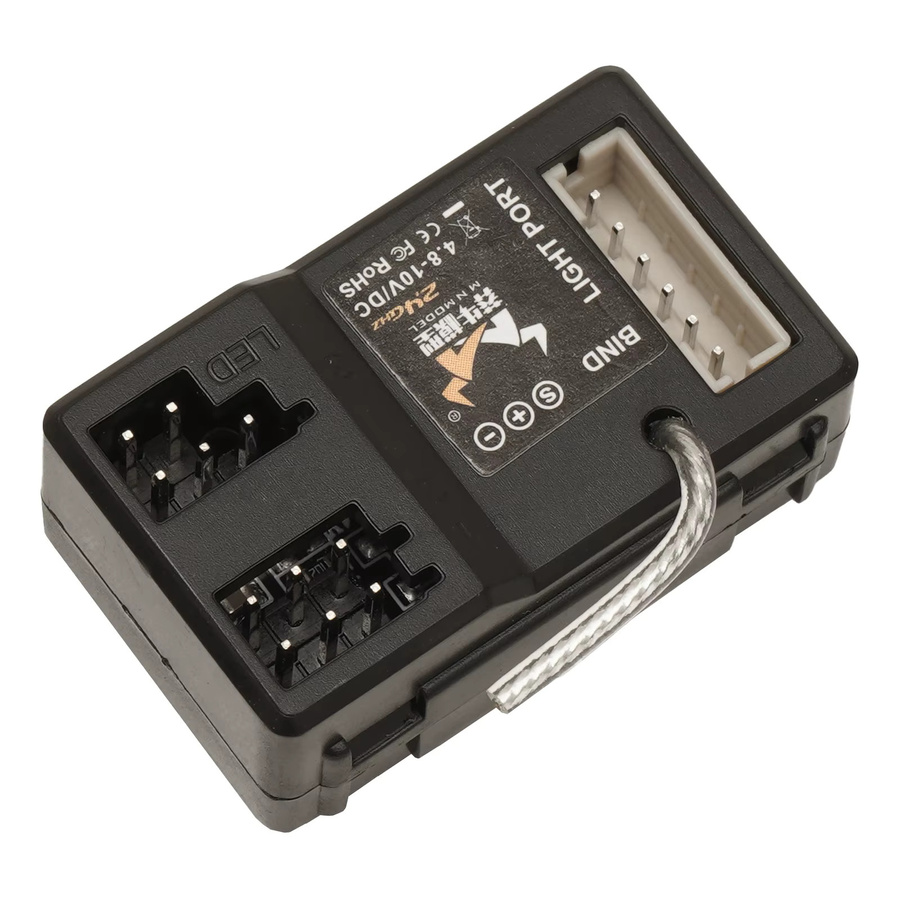 NeebRC 2-Kanal 2,4G LED-Licht-Empfänger, Modellteil, 4,8-10V DC - Bild 3