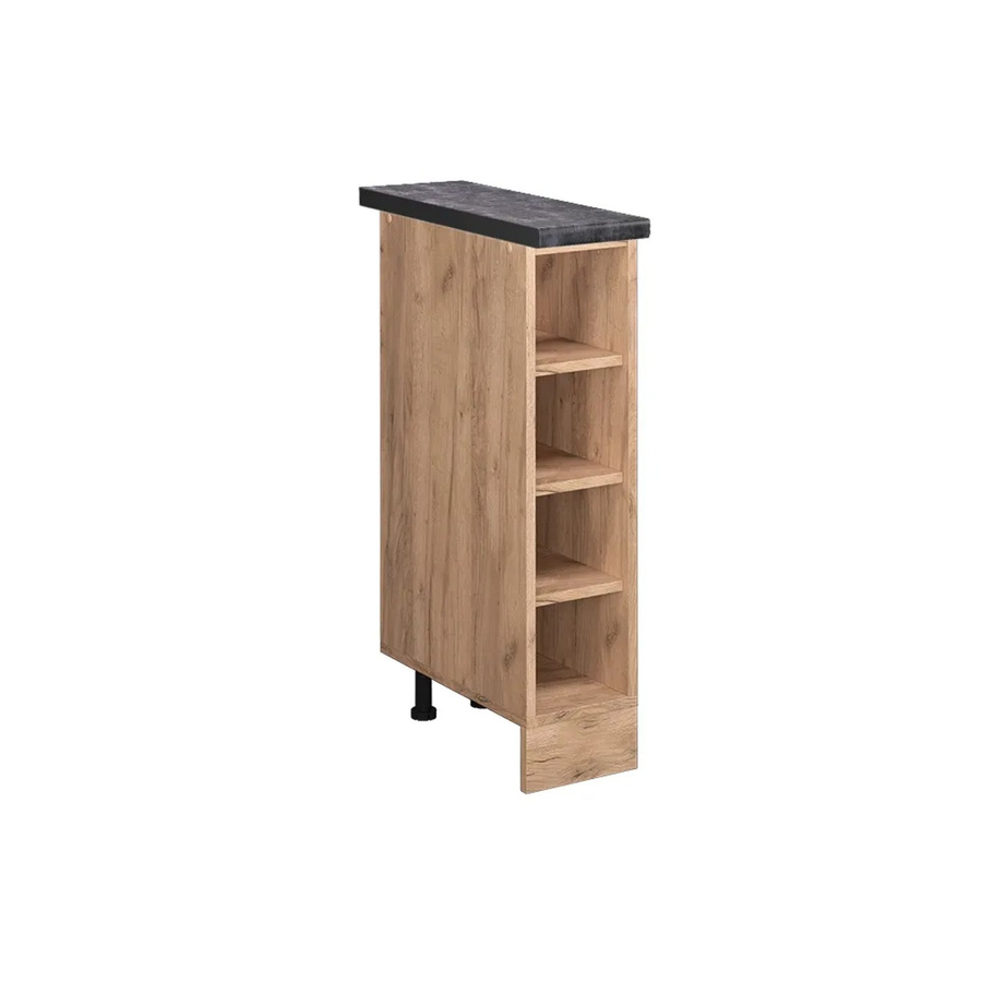 Vicco Küchenregal R-Line Goldkraft Eiche und Anthrazit, Wandmontage - Bild 2