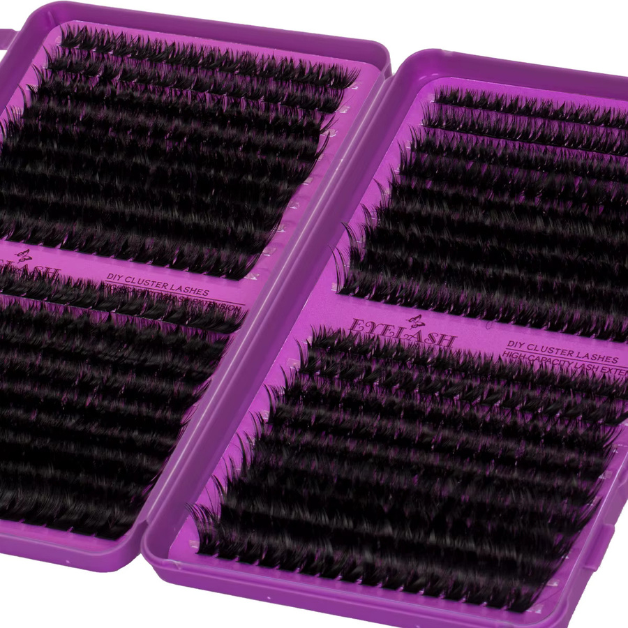 ISEEN Wimpern-Cluster-Set, Black, 9-16mm, Unisex - Bild 4