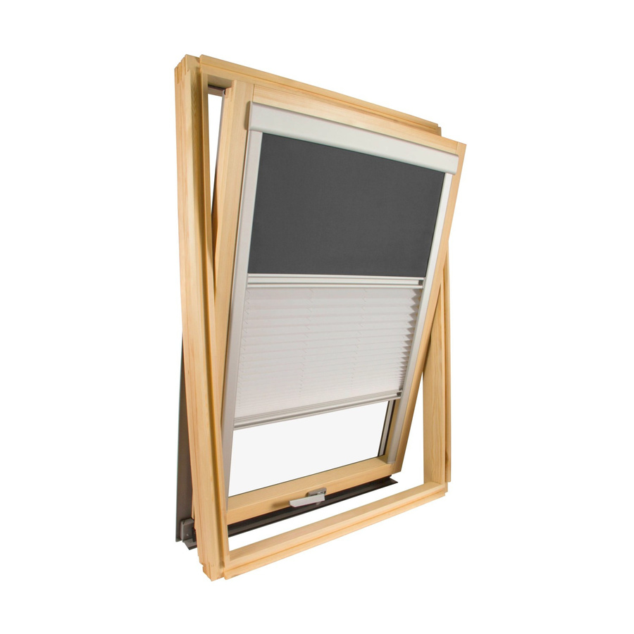 Avosdim Kombirollo für Velux Dachfenster S06 4 606 in Anthrazit, thermoisolierend und verdunkelnd - Bild 2