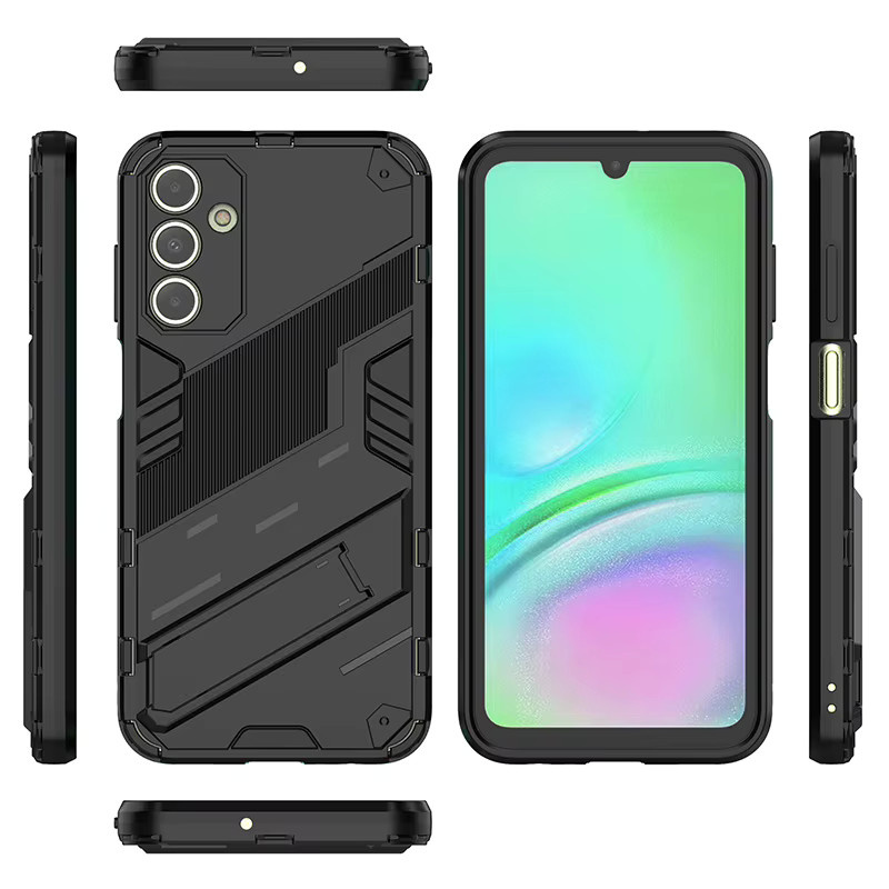 Solid Armor Cyber stoßfeste Schutzhülle mit Ständer Halterung für Samsung Galaxy A56 A36 A55 A35 A14 A54 A34 A15 A53 S24 S23 FE in Rot - Bild 2