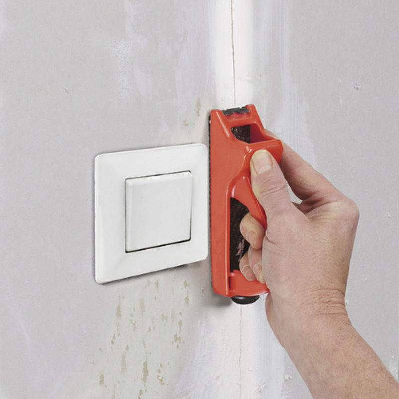Connex Blockhobel aus Kunststoff in Rot, Länge: 14 cm - Bild 2