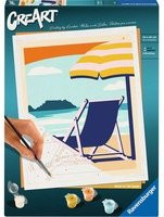 Ravensburger Relax at the Beach Strandpanorama Malen - Bild 1