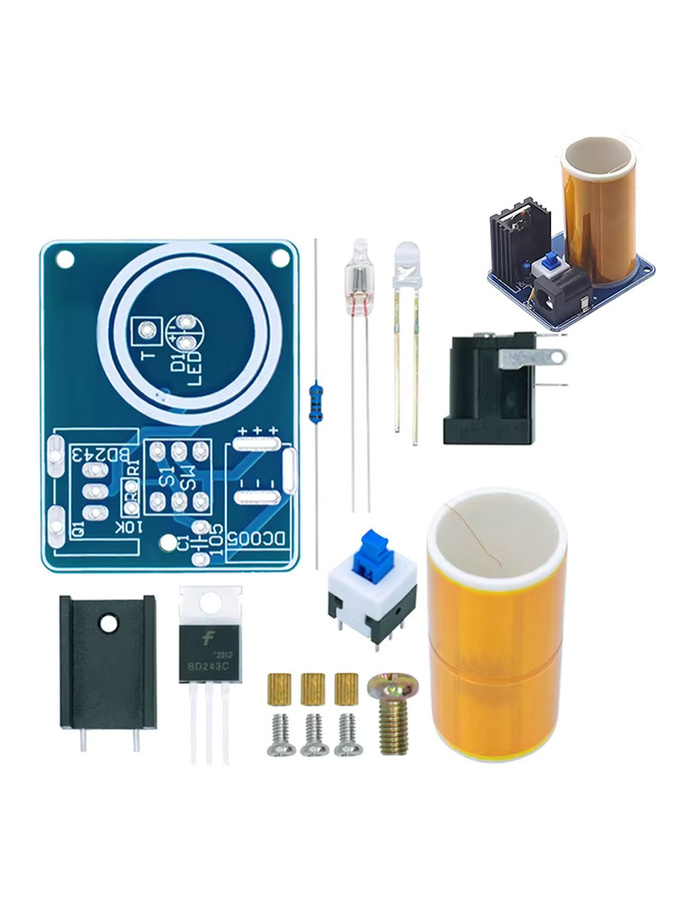 Estardyn Mini-Tesla-Spulen-Set, DIY-Teile, Bunt / Mehrfarbig - Bild 2