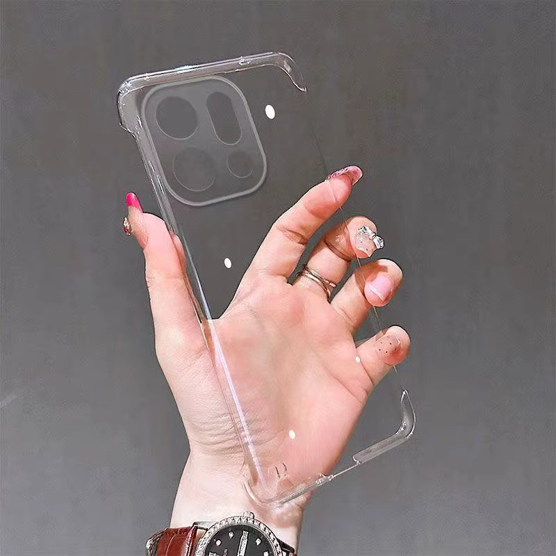 Ultradünne, transparente und rahmenlose Schutzhülle aus PC-Hartplastik für OPPO Find X9 X8 X7 Pro Ultra und Realme Reno 15 14 13 Pro von ACCKYJM - Bild 3