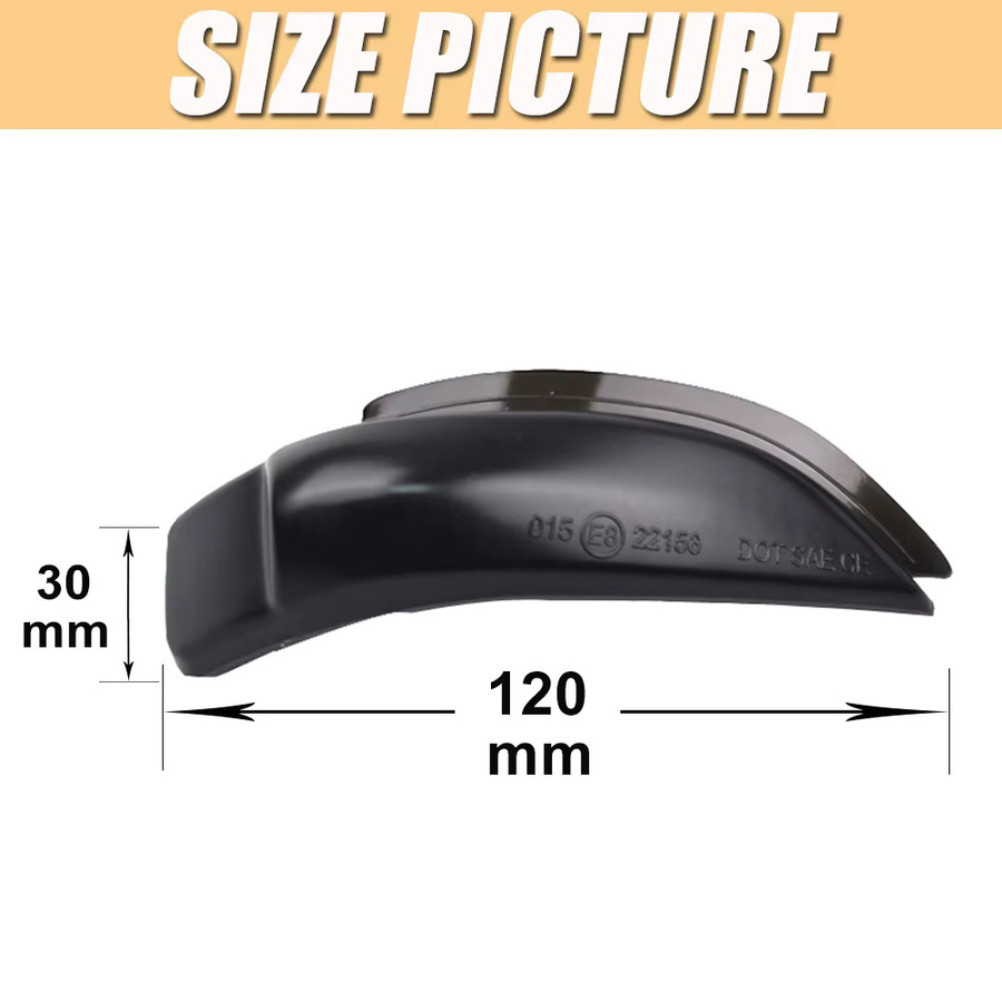 Malcayang Dynamische LED Seitenblinker für Toyota Corolla Camry Prius Vios Yaris Venza Avalon Altis 2014-2017 - Bild 4