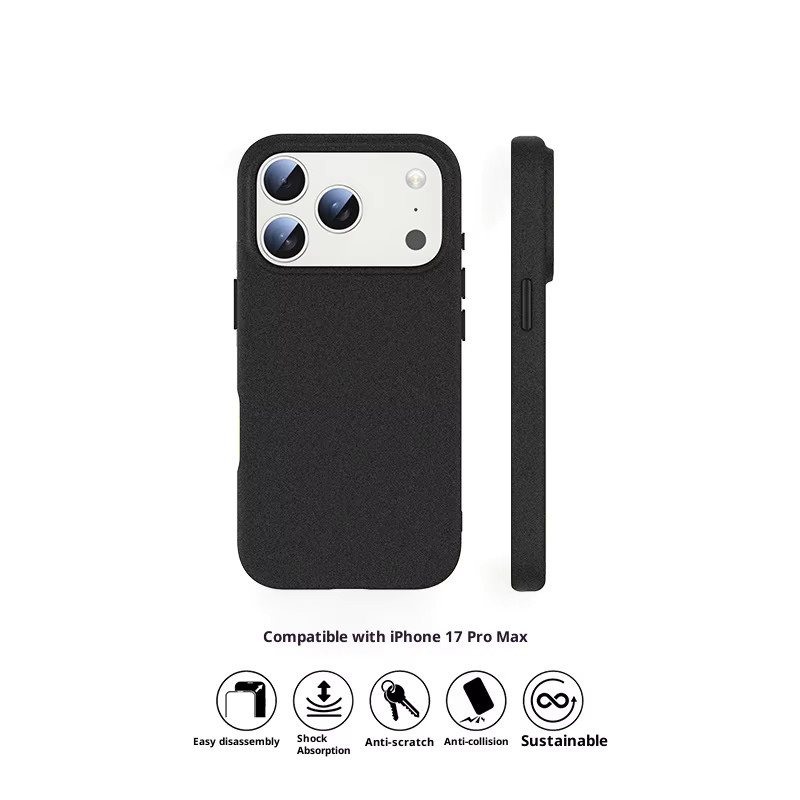 Yierfa Magnetische Schlanke Handyhülle für iPhone 17 Pro Max und iPhone 16 aus mattem PC mit weichen Kanten in Schwarz oder Weiß - Bild 3