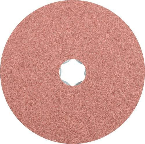 PFERD COMBICLICK Korund Fiberscheibe A50 für Winkelschleifer Durchmesser 125 mm für universelle Metallbearbeitung - Bild 1