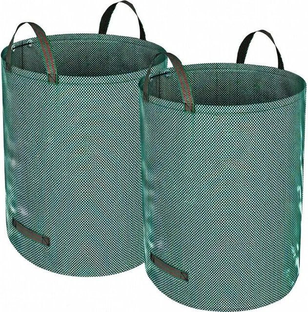 TTL GARDEN Gartensack 2er Set in Grün, 500 l, selbststehender Laubsack mit doppeltem Boden für Gartenabfall - Bild 1