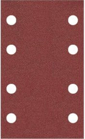 Klingspor PS 22 K Schleifstreifen kletthaftend Korn 180 für Holz und Metall B: 80 mm, T: 133 mm, Farbe: Braun - Bild 1