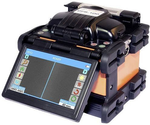 NetPeppers Lichtbogen-Spleißgerät NP-CFS100 in Schwarz - Bild 1