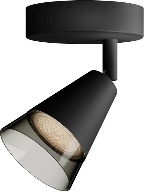 Philips Hue Spot Cleft Wandleuchte, 1-flammig, LED, GU10, Schwarz, verstellbar - Bild 1