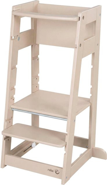 Roba Lernturm Sit & Step 2-in-1 aus Holz in Beige - Bild 1