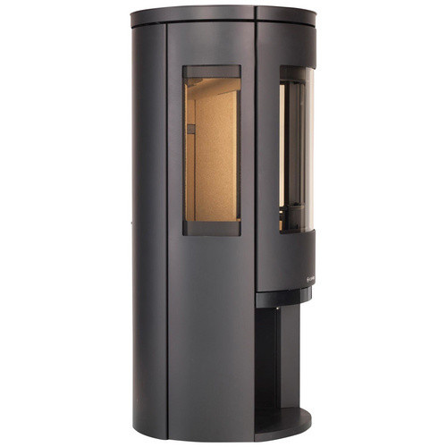 COLOR EMAJL Kaminofen Glasgow in Schwarz aus Stahl mit 6,4 kW Leistung, B/T/H: 114,8 x 50,8 x 50,8 cm - Bild 3