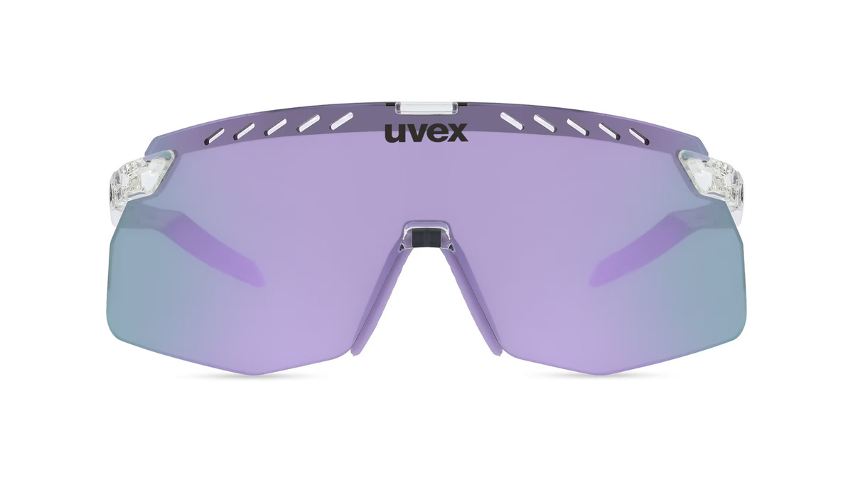 uvex S534012 pace stage S Sonnenbrille, randlos, Unisex, Weiß, TR90 - Bild 1