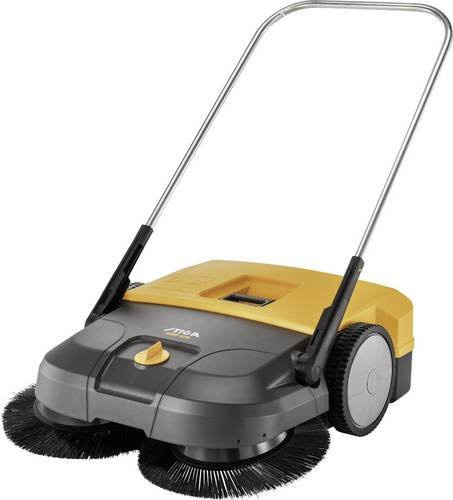 STIGA SWP 475 Hand-Kehrmaschine in Gelb mit einer Arbeitsbreite von 75 cm - Bild 1