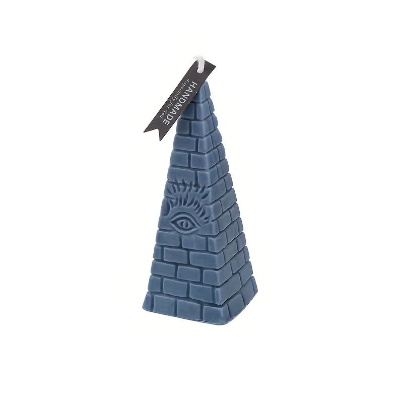 Silikon-Kerzenform für dreieckige Ziegelstein-Wandkerzen und lange Pyramiden-Kerzen in Braun - Bild 3