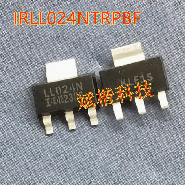 10er Set IR SOT-223 MOSFET LL024N IR in Schwarz, 55V 4,4A - Bild 1