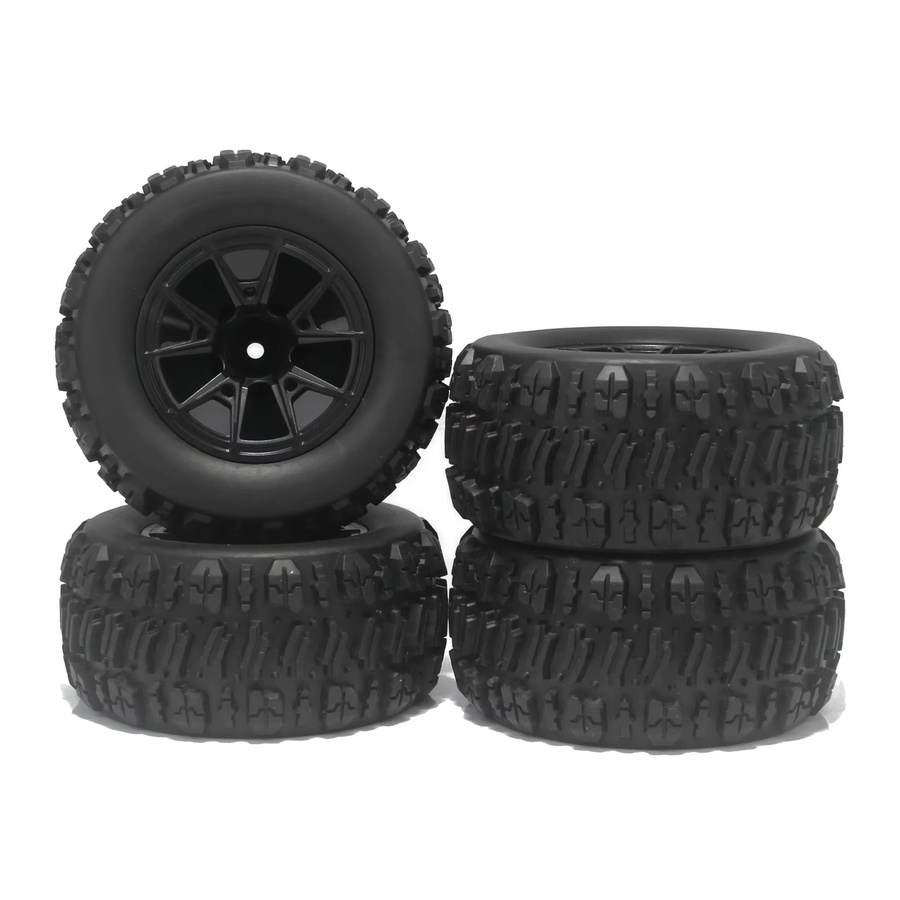 NeebRC Off Road Buggy Rad Monster Truck Gummireifen, 4-teiliges Set, 1:14 - Bild 2