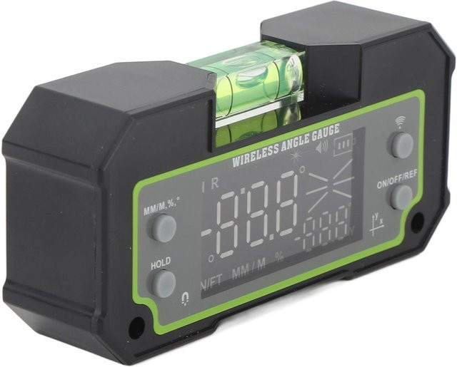 Digitales Doppelachsen-Winkelmessgerät von Painter mit LCD-Anzeige, magnetischer Adsorption und Bluetooth in Schwarz - Bild 1
